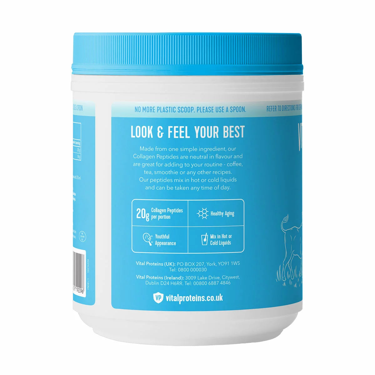 650g Vital Proteins Collagen Peptides Hair Skin Nail Youthful Body Powder Pack