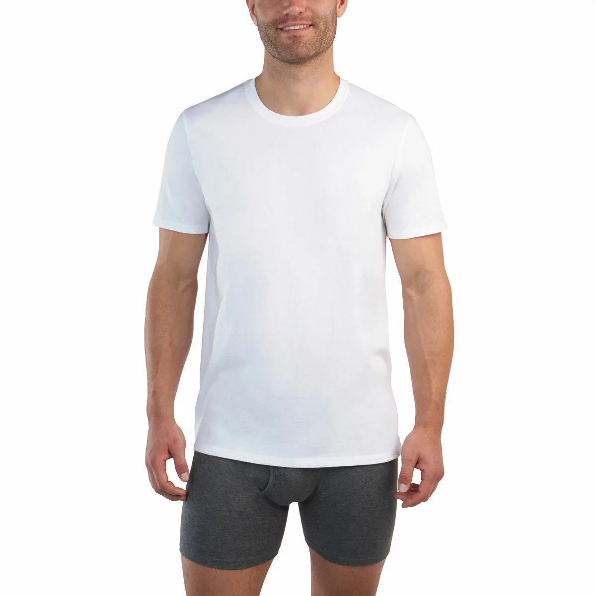 Kirkland Signature Men’s Cotton Crew Neck White T-Shirts 6 Pack M L XL Soft Kirkland