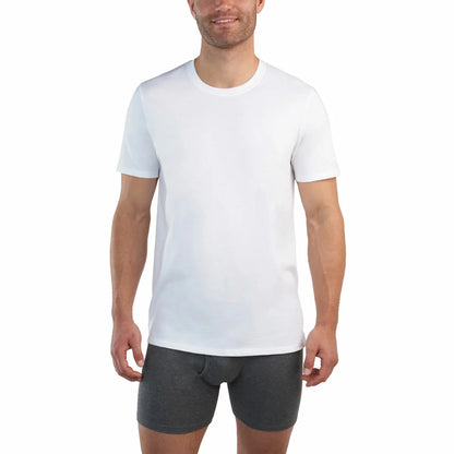 Kirkland Signature Men’s Cotton Crew Neck White T-Shirts 6 Pack M L XL Soft Kirkland