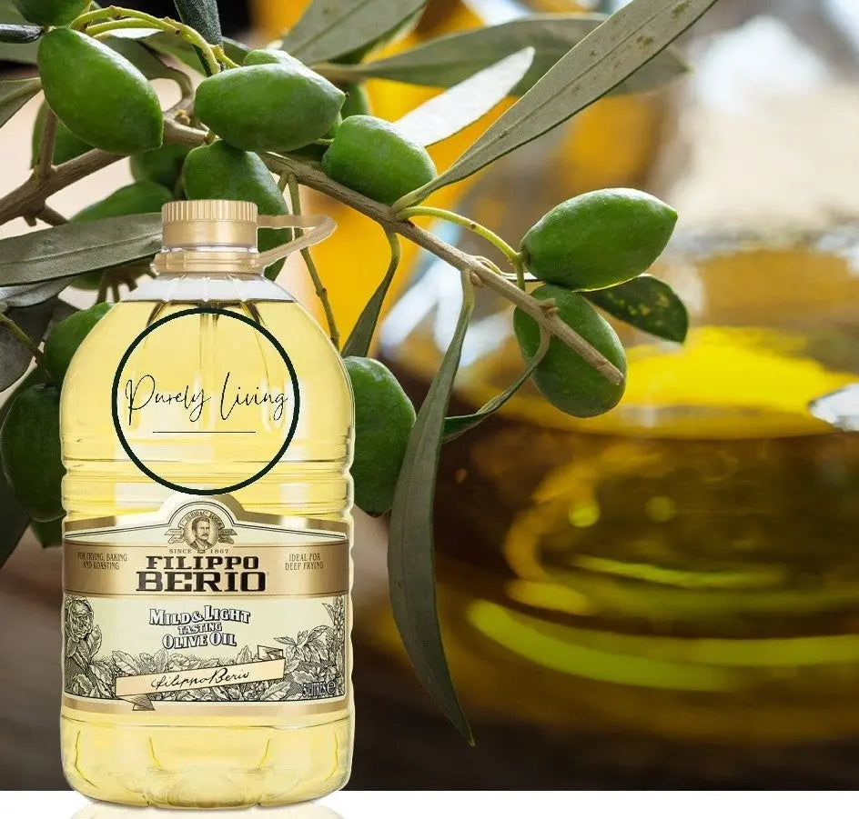 Filippo Berio Mild Light Olive Oil 5L Baking Deep Frying Roasting 5L