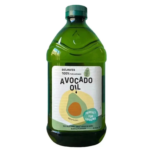 Soilmates Pure Avocado Oil All Purpose Cooking Frying Roasting Dressing 2L Pack