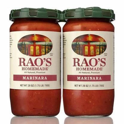 Rao's Homemade Marinara Sauce 2x790g Italian Premium Natural Pasta Sauce