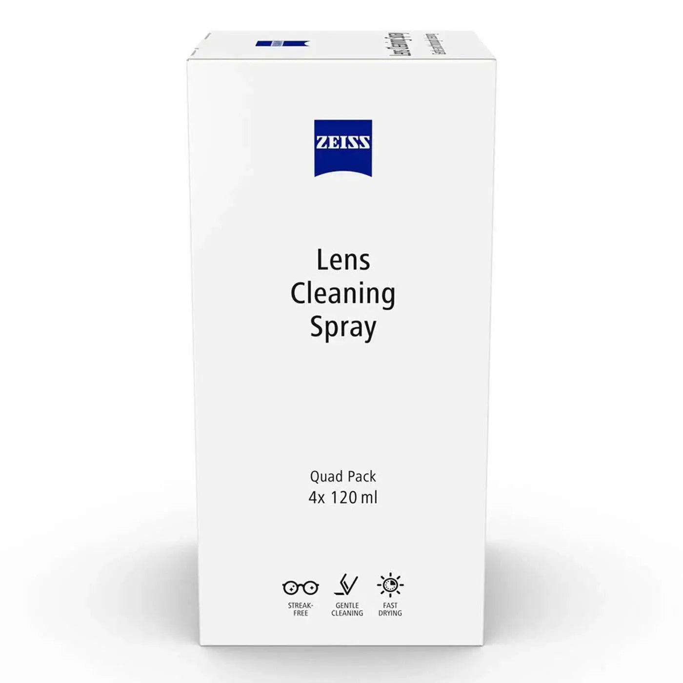 Zeiss Lens Cleaning Spray Eye-glass Optical Solution Cleaner Pack 4 x 120ml