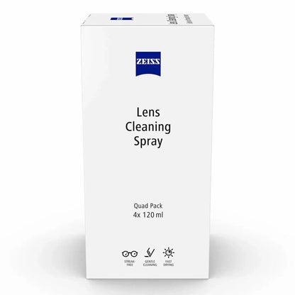Zeiss Lens Cleaning Spray Eye-glass Optical Solution Cleaner Pack 4 x 120ml