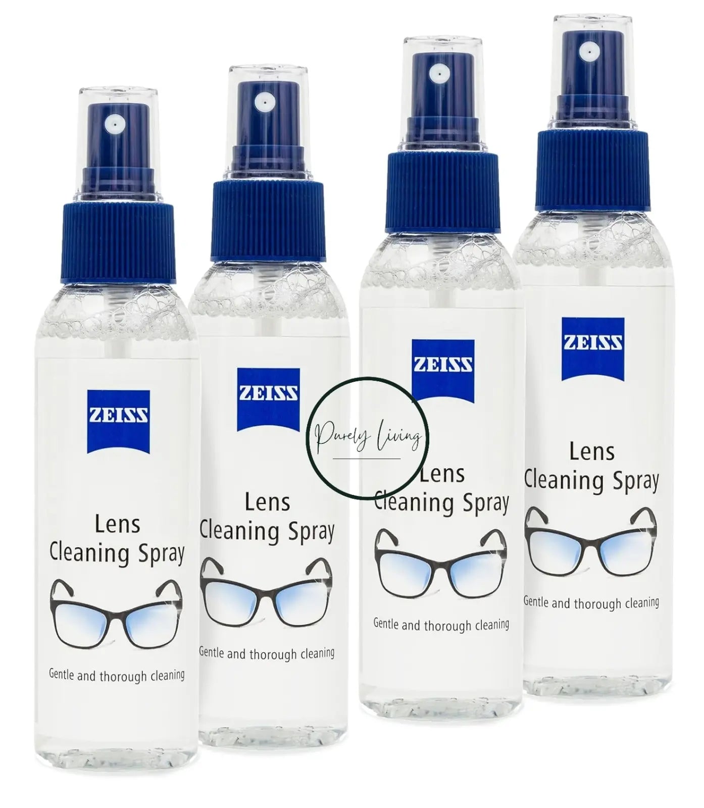 Zeiss Lens Cleaning Spray Eye-glass Optical Solution Cleaner Pack 4 x 120ml