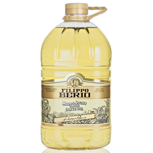Filippo Berio Mild Light Olive Oil 5L Baking Deep Frying Roasting 5L