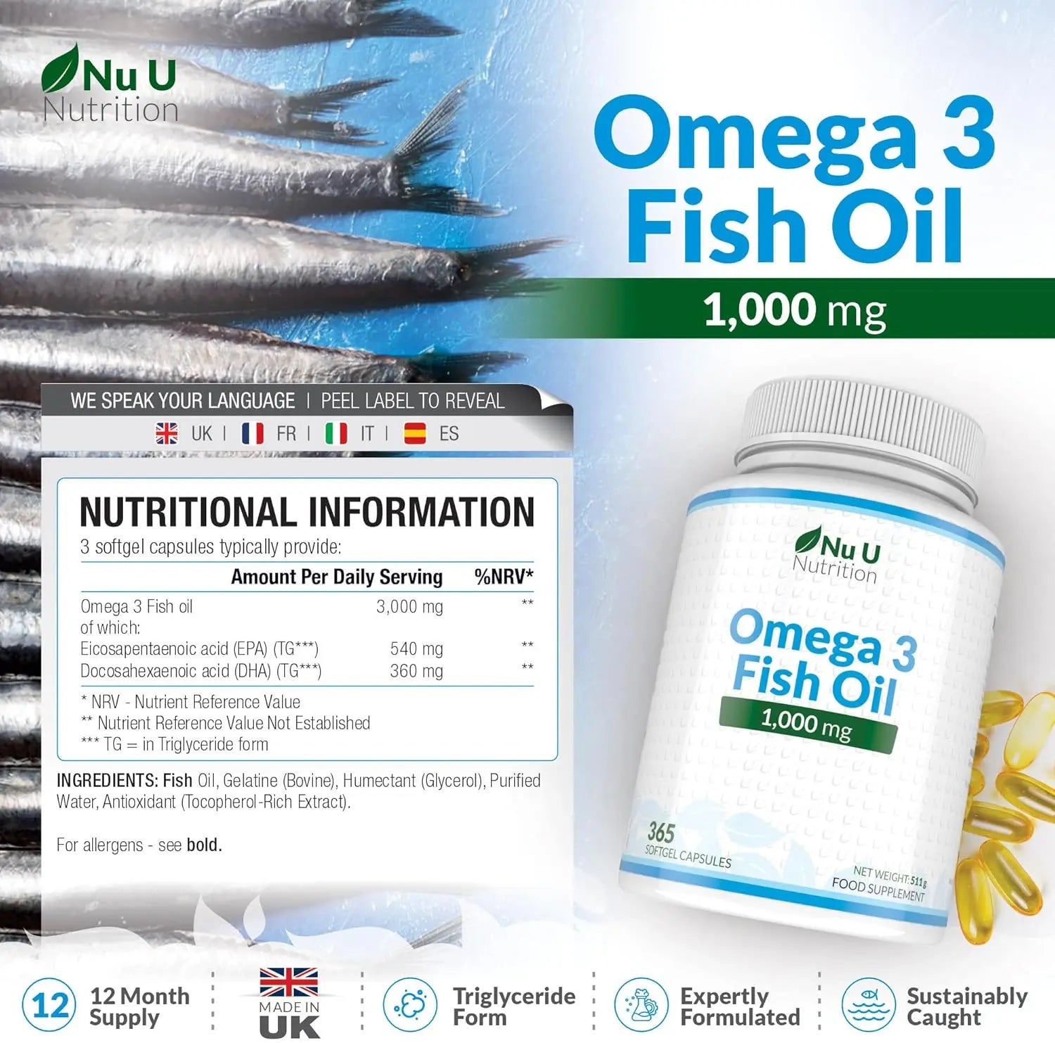 Pure Omega 3 Wellness Boost amazon