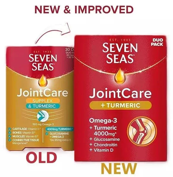 Seven Seas JointCare Supplex & Turmeric 4000mg - 60 Tablets/Capsules Seven Seas